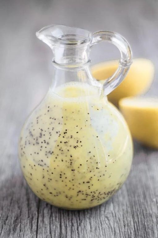 Lemon Vinaigrette with Honey and Poppy Seeds
