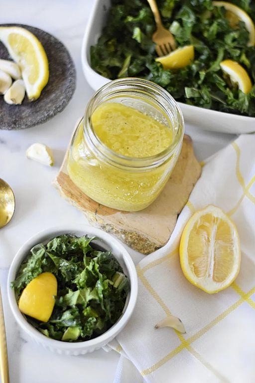 Lemon Vinaigrette with Parmesan and Black Pepper