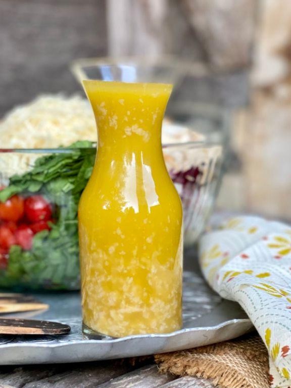 Lemon Vinaigrette with Roasted Garlic