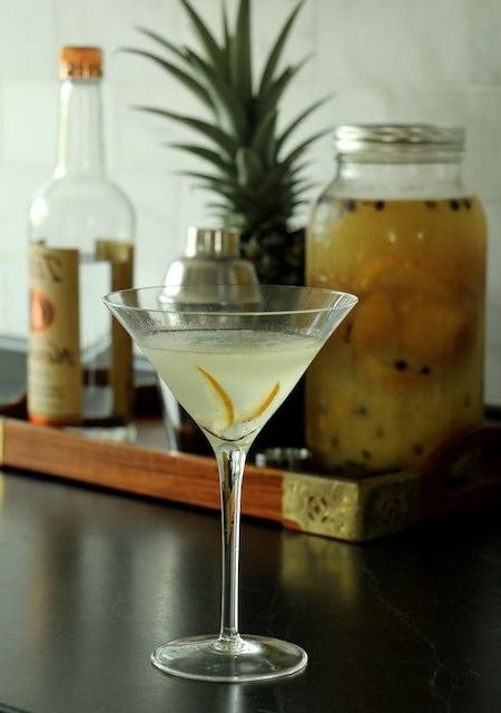 Lemon Zest Dirty Martini