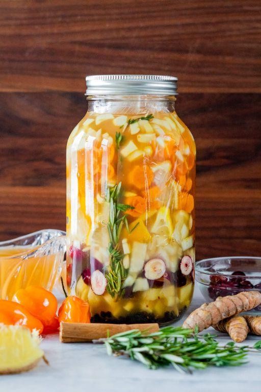 Lemongrass and Ginger Fire Cider