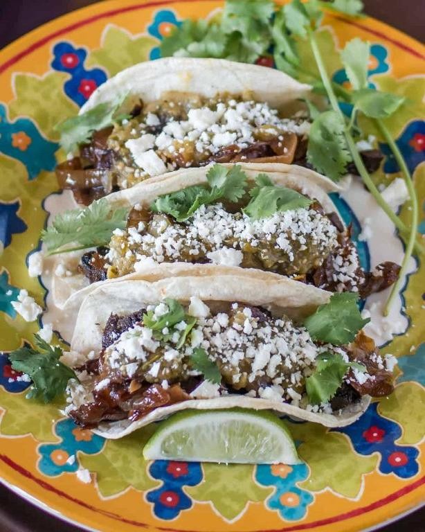 Lengua (Beef Tongue) Street Tacos with Salsa Verde