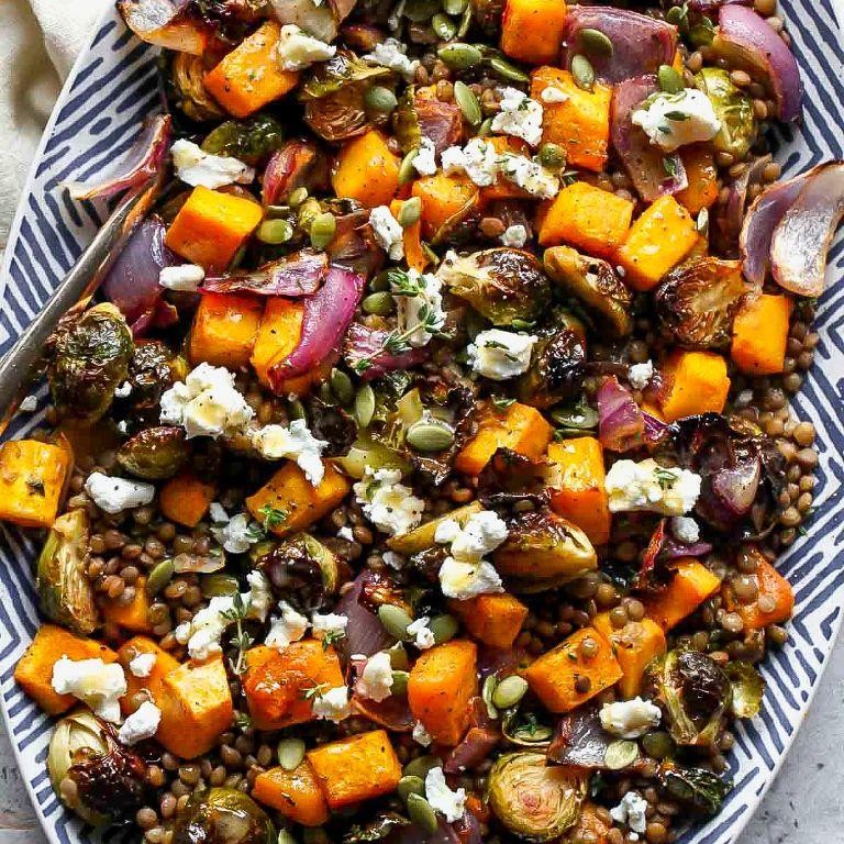 Lentil and Roasted Vegetable Salad
