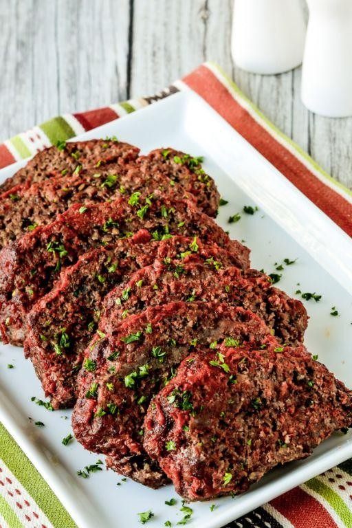 Loaded Meatloaf with Ground Beef, Sausage, and Veggies