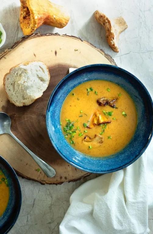 Lobster Bisque with Dried Morel Mushrooms