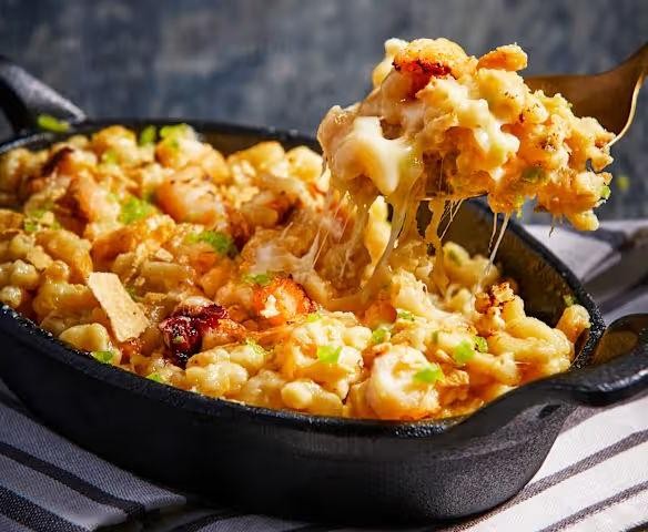 Lobster Mac and Cheese with Jalapeños and Cheddar