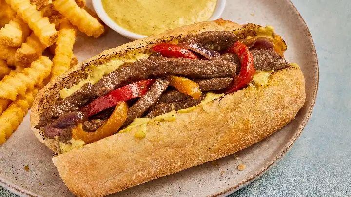 Lomo Saltado Burgers with Spicy Mayo