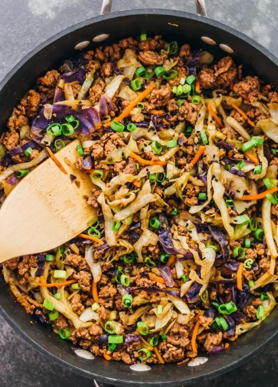 Low Carb Beef and Cabbage Stir Fry