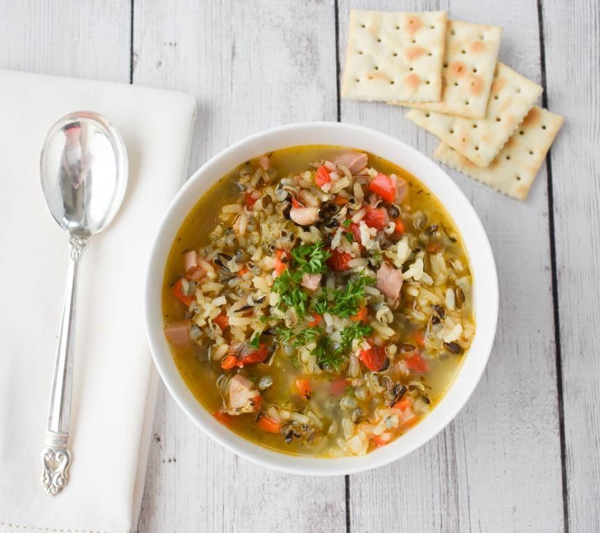 Low FODMAP Chicken and Rice Soup