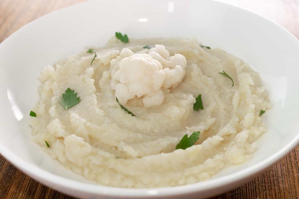 Low-Potassium Mashed Cauliflower
