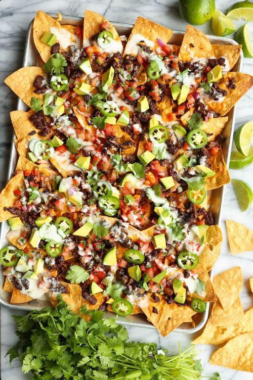 Machaca Carne Asada Nachos