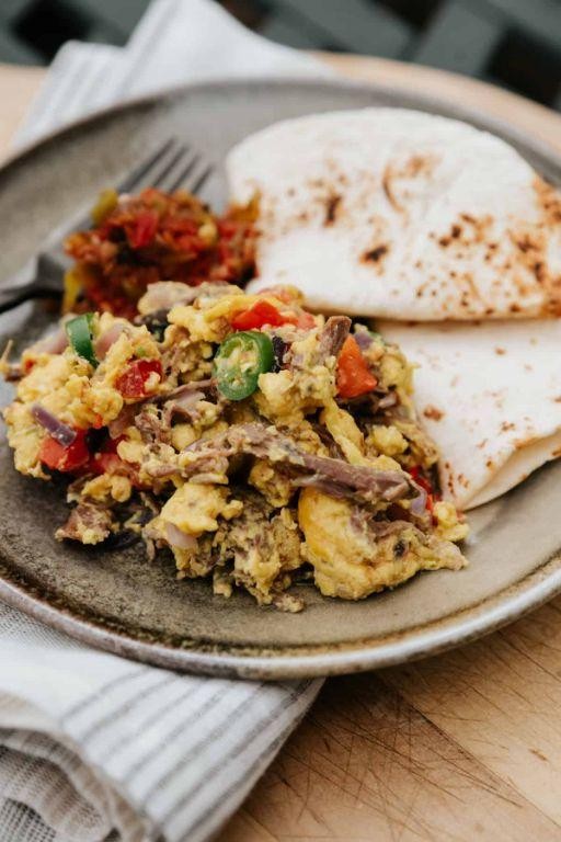 Machaca and Egg Scramble