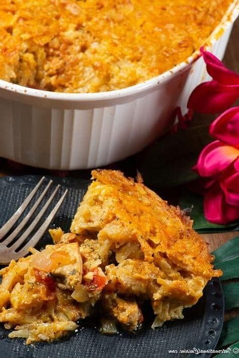 Malanga and Chicken Casserole