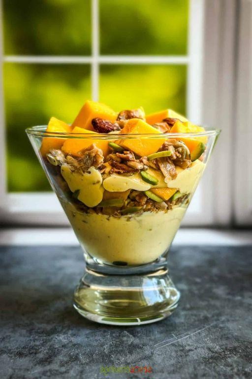 Mango Yogurt Parfait with Granola
