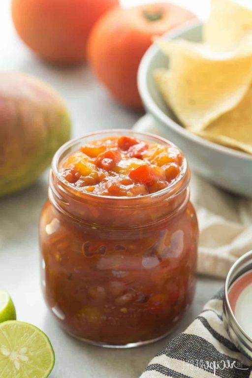 Mango and Canned Tomato Salsa