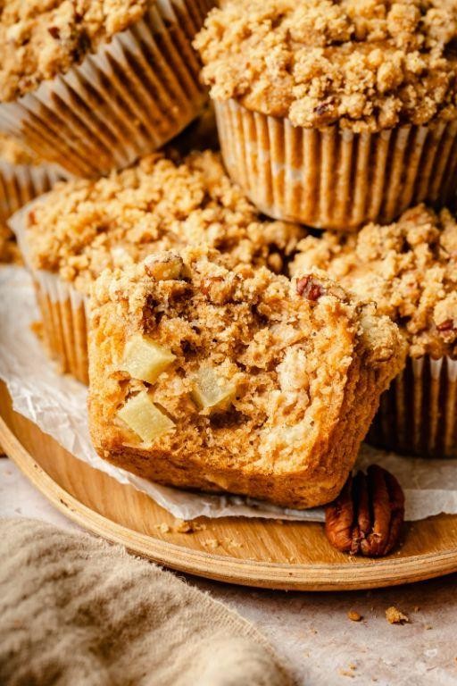 Maple Apple Pecan Muffins