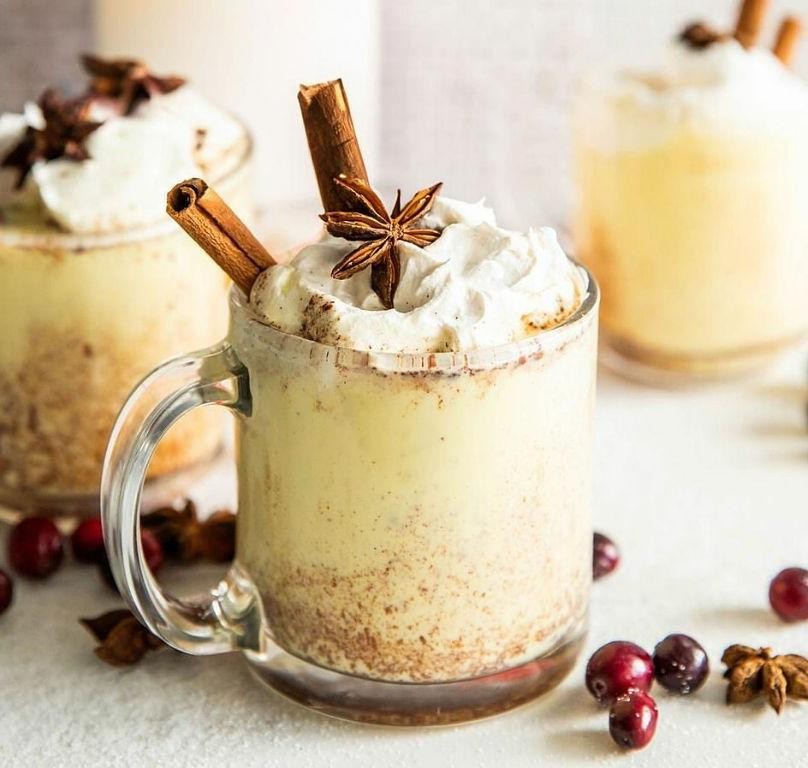 Maple Bourbon Eggnog
