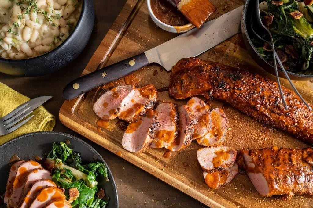 Maple Bourbon Grilled Pork Tenderloin