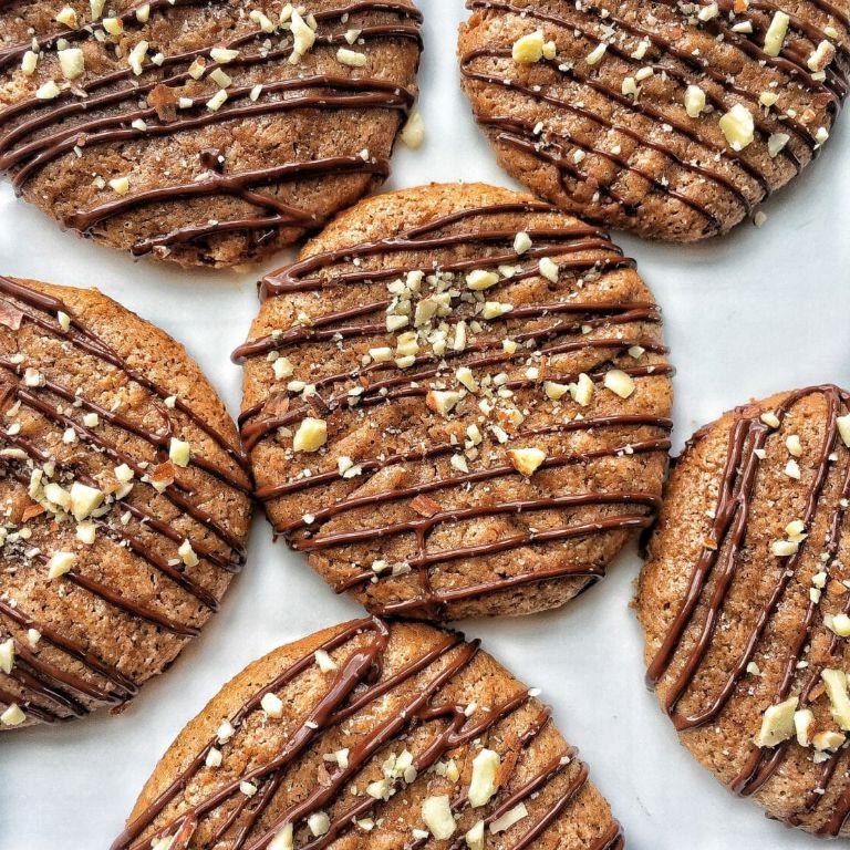 Maple Cinnamon Almond Cookies