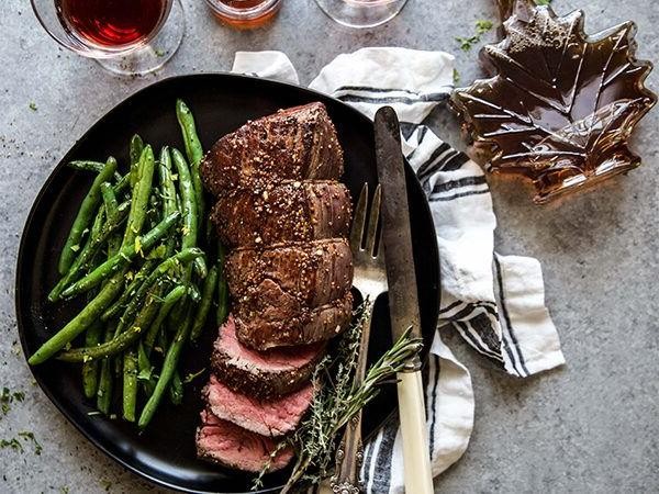 Maple Glazed Beef Tenderloin Steak