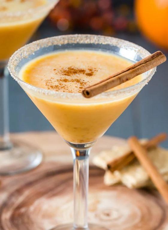 Maple Glazed Pumpkin Pie Martini