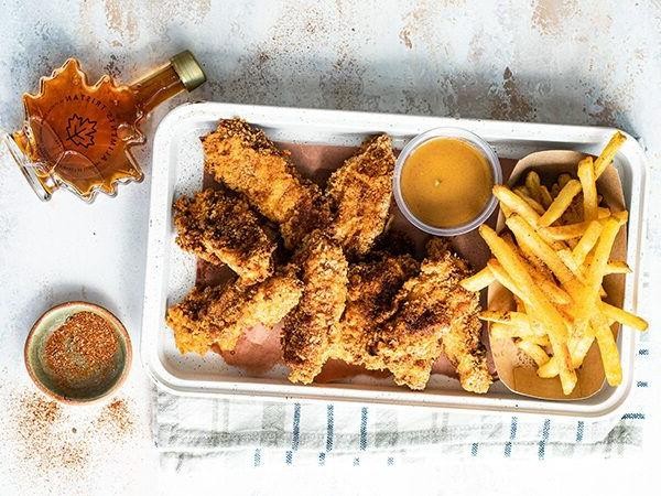 Maple Mustard BBQ Chicken Tenders