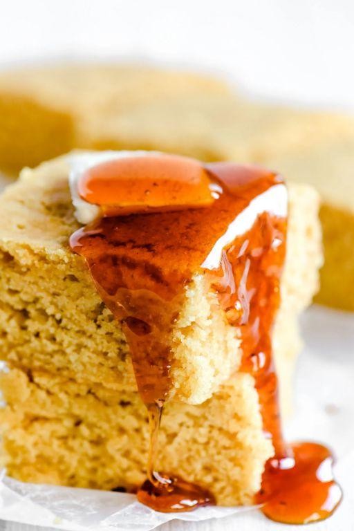Maple Syrup Glazed Cornbread