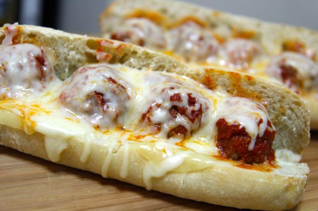 Meatball Parmesan Sub Sandwiches