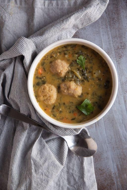Meatball and Lentil Soup