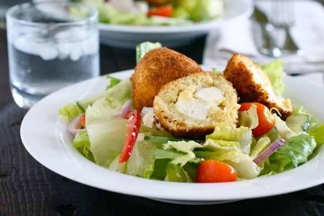 Mediterranean Chicken and Feta Croquettes