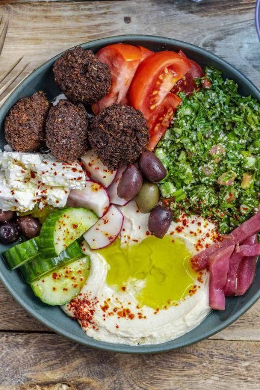 Mediterranean Falafel Salad Bowl