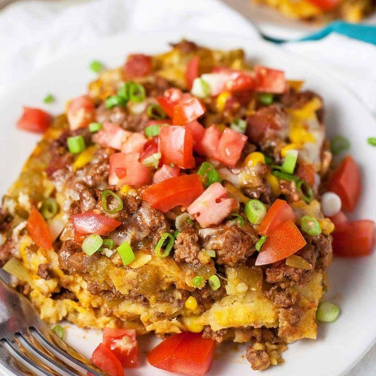 Mexican Lasagna with Corn Tortillas