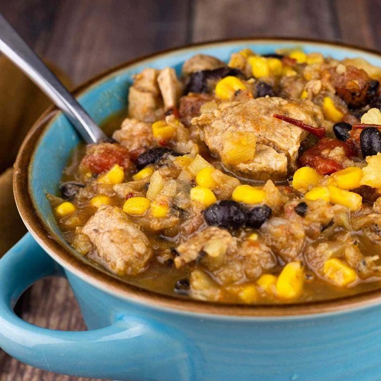Mexican Pork Loin Stew with Potatoes and Corn