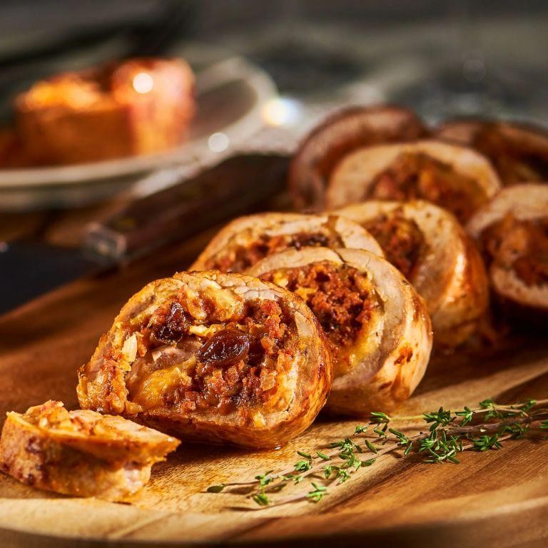 Mexican Pork Loin Stuffed with Chorizo and Cheese