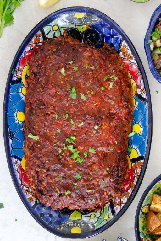 Mexican-Style Meatloaf with Chorizo and Beef