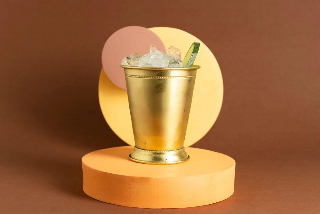 Mezcal Julep with Mint and Cucumber