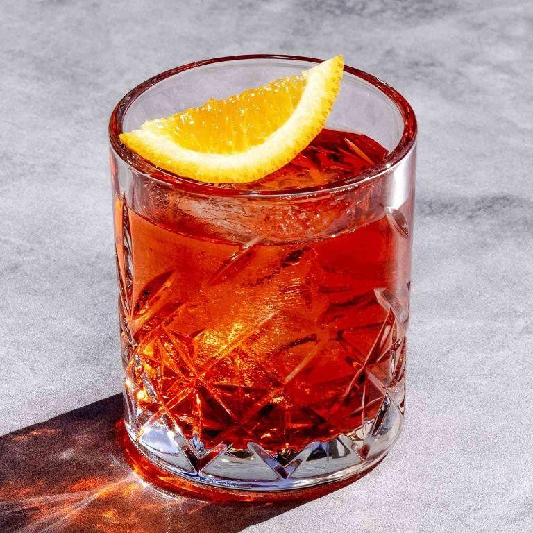 Mezcal Negroni with Campari and Sweet Vermouth