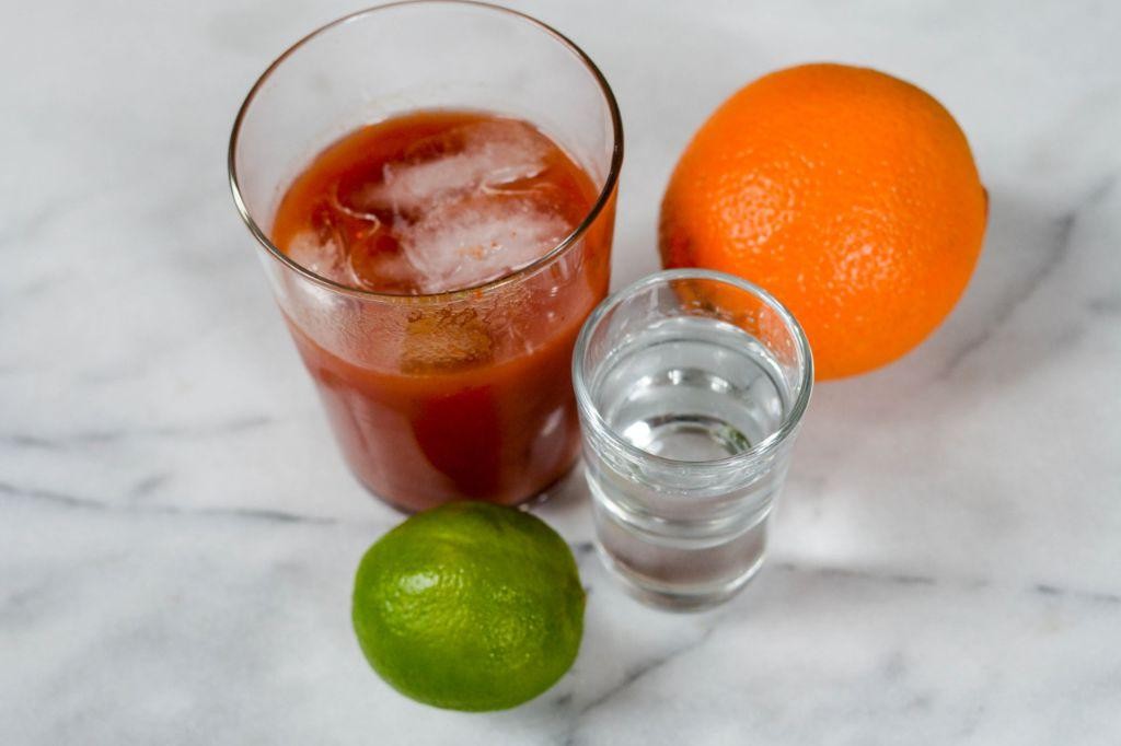 Mezcal Sangrita with Tomato and Citrus