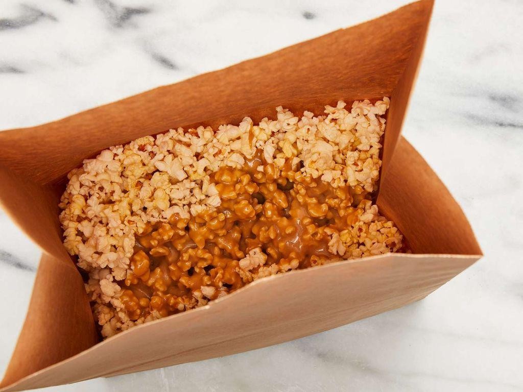 Microwave Caramel Popcorn