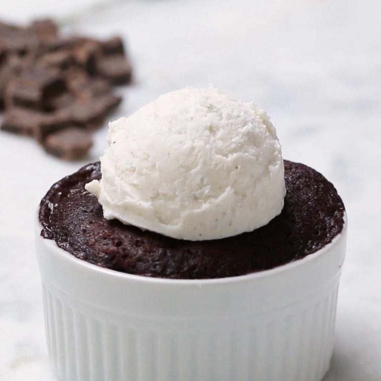 Microwave Chocolate Lava Cake