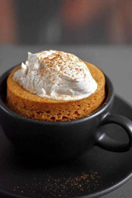 Microwave Pumpkin Spice Mug Cake