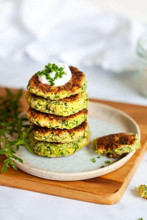 Millet and Zucchini Fritters