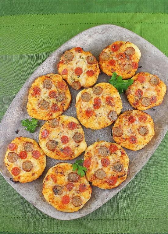 Mini Rice Pizza Bites