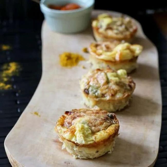 Mini Rice and Egg Muffins