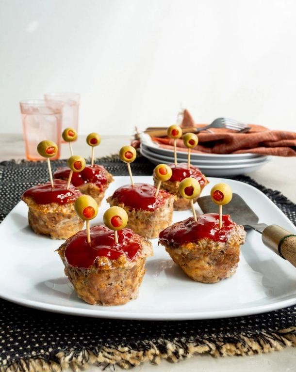 Monster Meatloaf with Bloody Ketchup