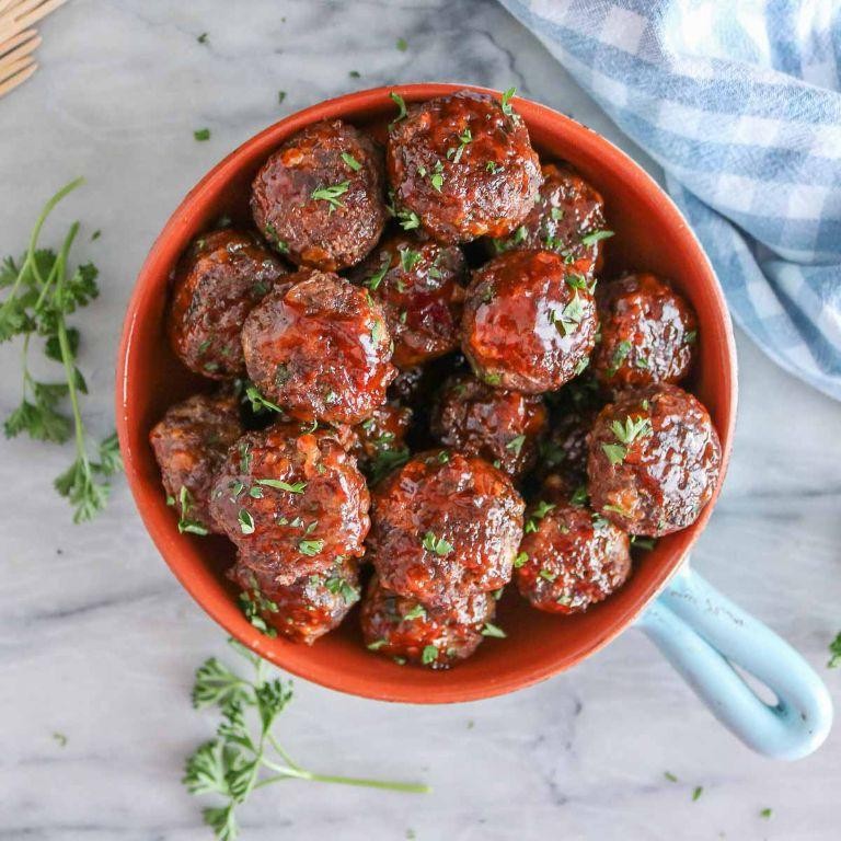 Moose Meatballs in Rich Tomato Sauce