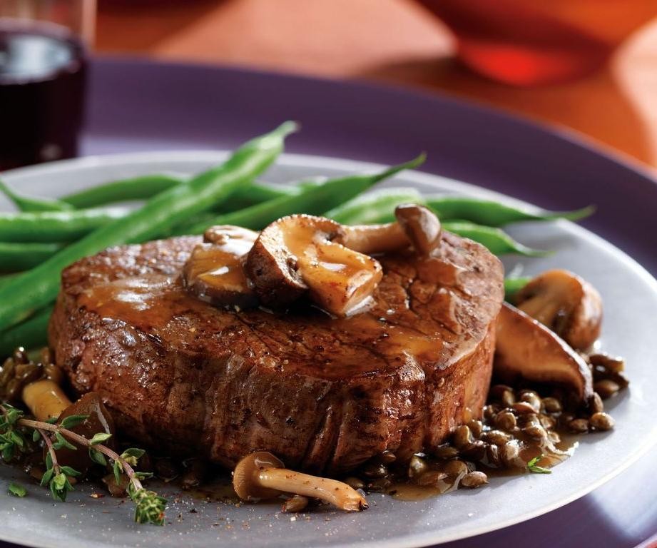 Mushroom Sauce Beef Tenderloin Steak