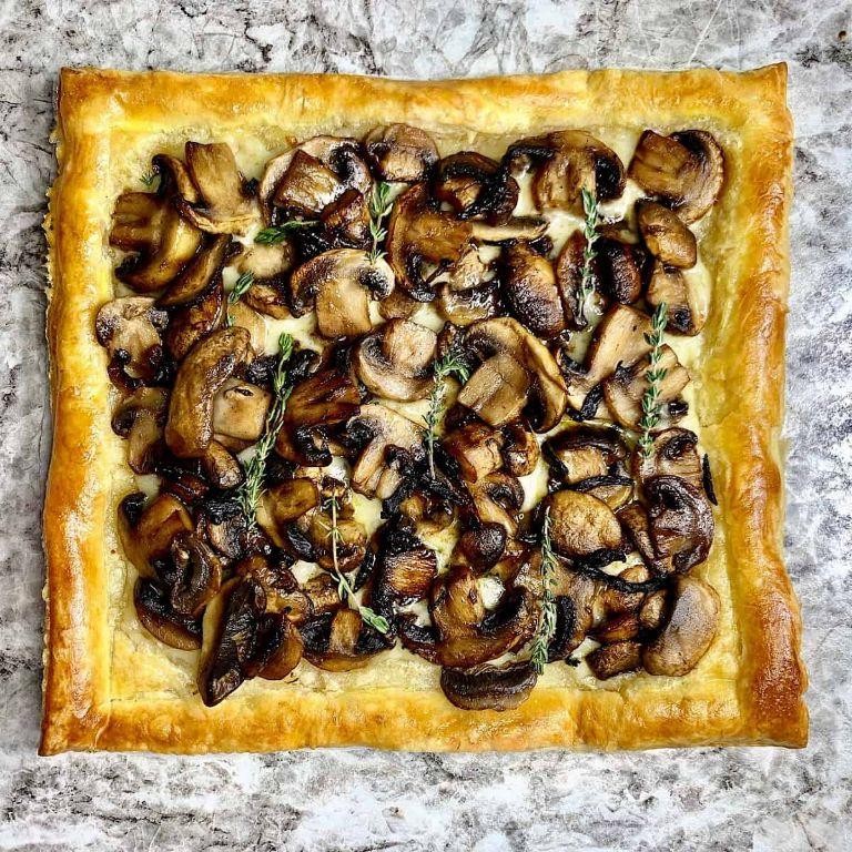 Mushroom and Gruyère Tart