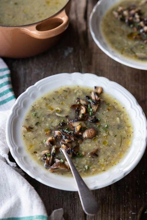 Mushroom and Thyme Soup