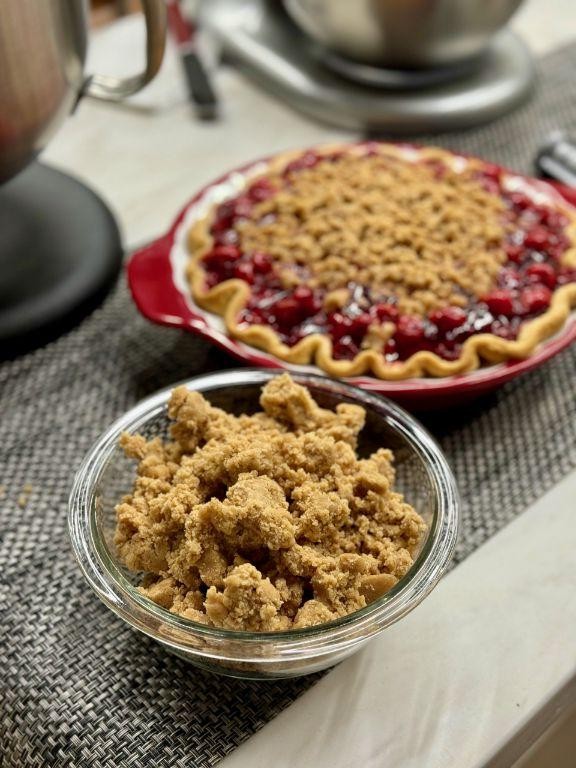 Mutfruit Crumble with Sugar Bombs Topping